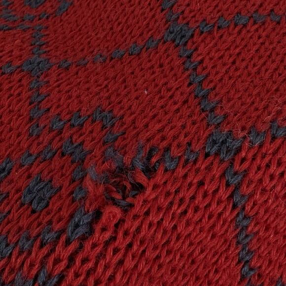 Vtg 60s 70s Smiley Hat Ski Beanie Wool Striped Apres Cap Snow Toboggan Toque - Picture 9 of 9